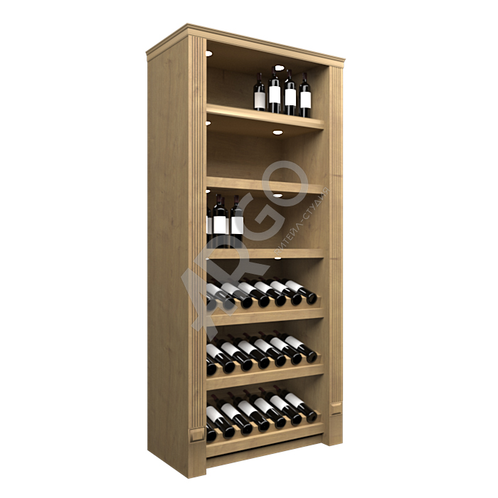 Заказывая винный шкаф, вы можете выбрать светлое или темное оформление, которое подойдёт под общий интерьер помещения