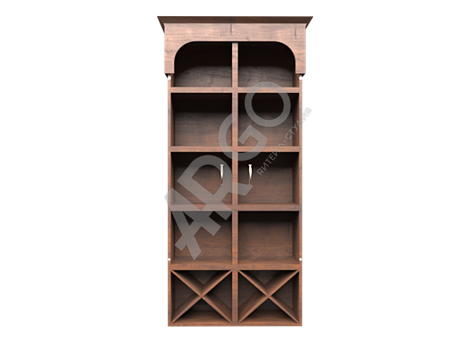 Стеклянные двери винного шкафа защищают от запыления, хранящаяся продукция будет всегда иметь товарный внешний вид 